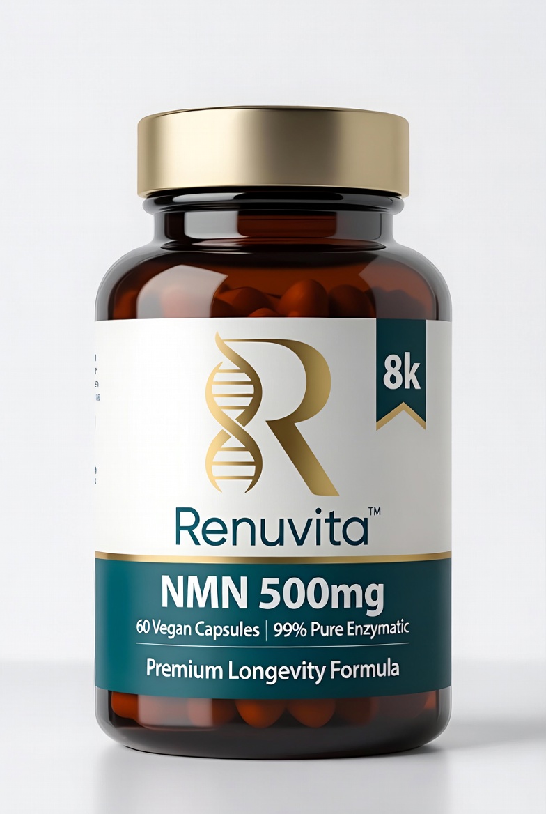Renuvita NMN in Premium Amber Glass Bottle